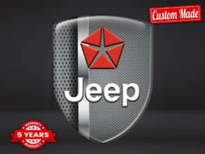 Jeep Adesivi Lunotto Auto Premium Regolabili Pro